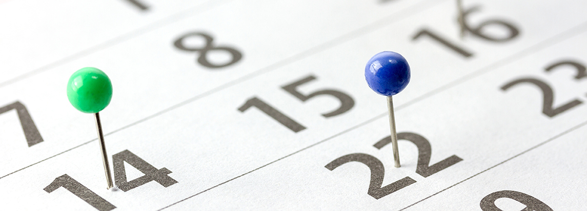 Kalender closeup